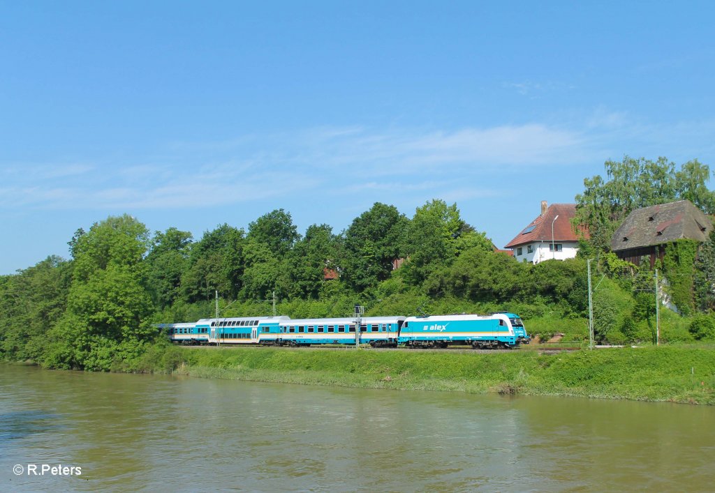 183 005 mit dem ALX 84104 Mnchen - Hof bei Volkmannsdorf. 08.06.13