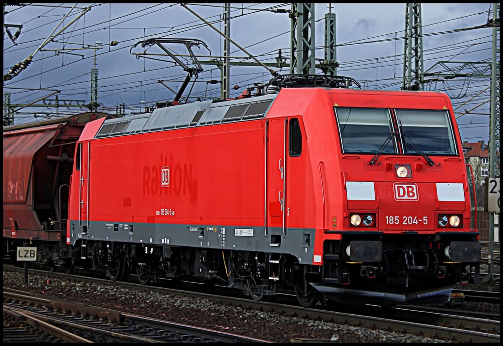 185 204 mit Gterzug am 05.02.13 in Fulda