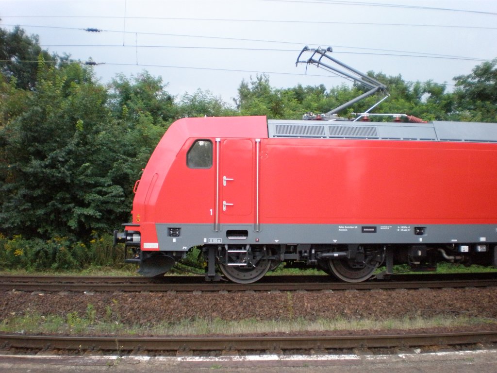 185 384 im Bahnhof Elsterwerda-Biehla.