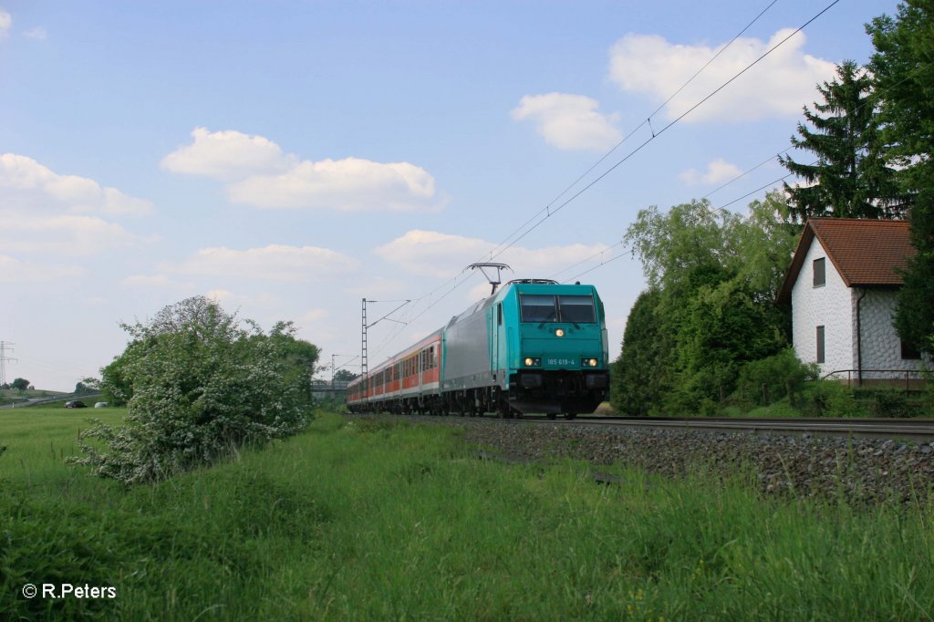 185 619-4 mit S3 39347 Neumarkt(Oberpfalz bei Postbauer-Heng. 13.05.11