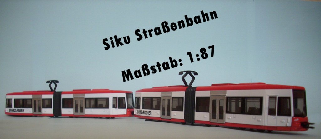 1:87 Stra�enbahn von Siku.