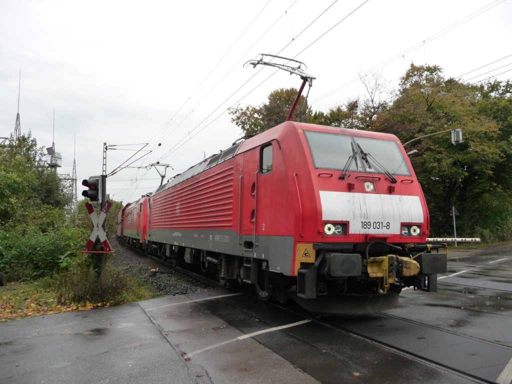 189 031 am 17.10.2012 in Dsseldorf-Eller.