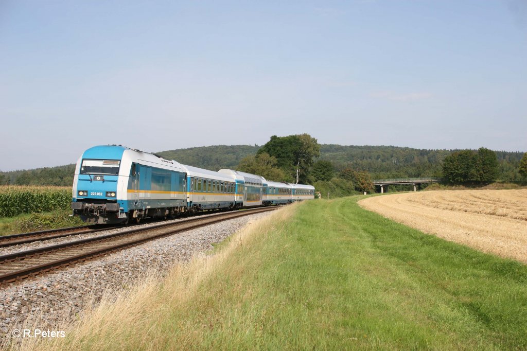 223 062 mit ALX84111 Hof - Mnchen bei Oberteich. 21.08.11
