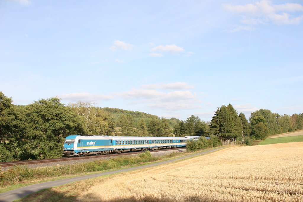 223 062 mit dem ALX84110 Mnchen - Hof. 06.09.12