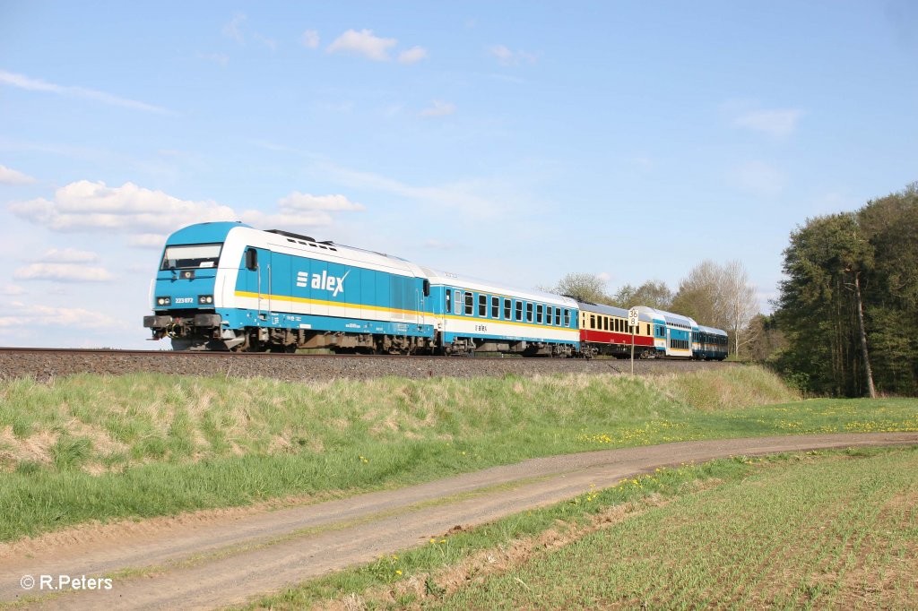 223 072 als ALX84110 Mnchen - Hof bei Oberteich. 03.05.12