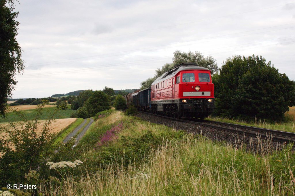 232 131-3 mit gurzen gemischten bei Seuen. 22.07.11