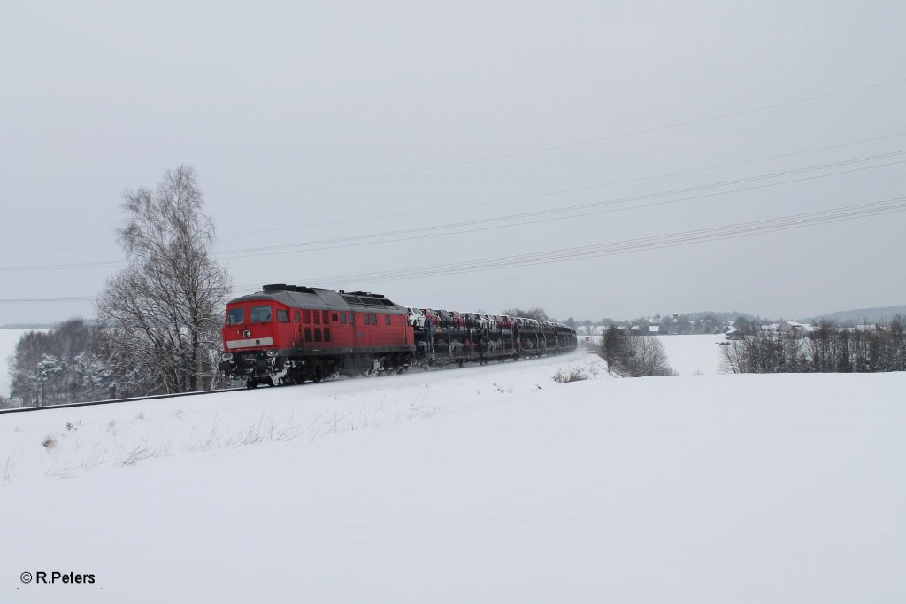 232 252-7 mit dem 47290 Cheb - Nrnberg bei Brand. 24.02.13