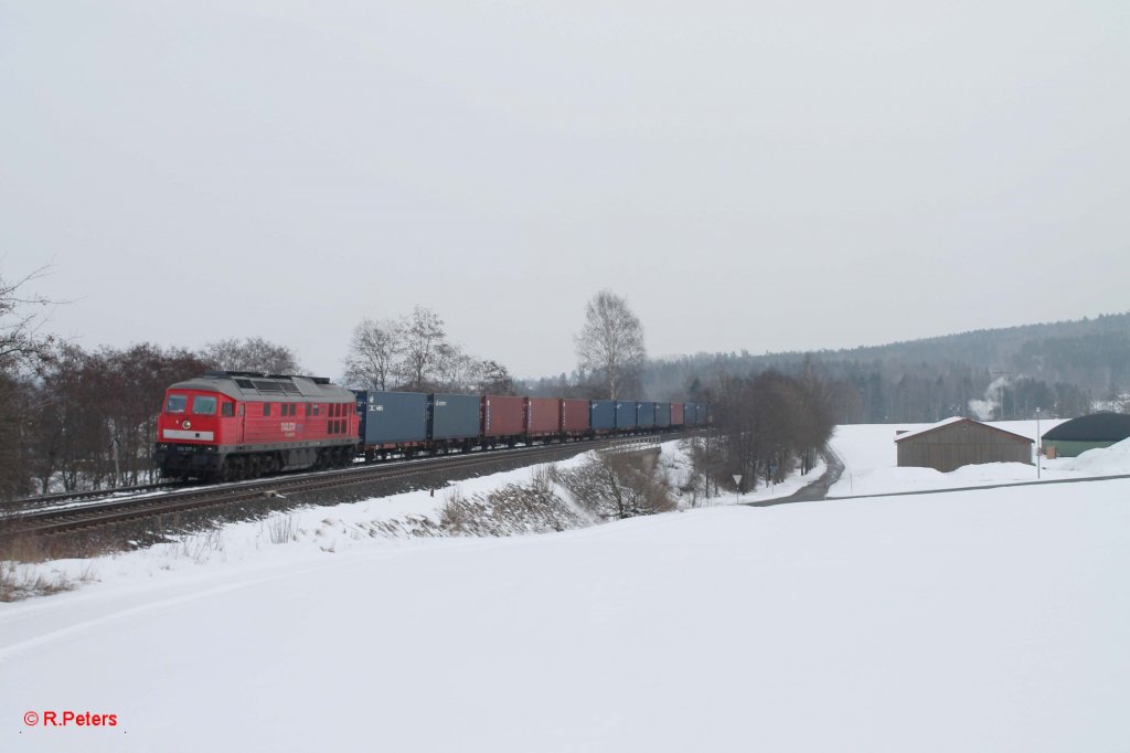 232 527-2 mit dem 49351 bei Groschlattengrn. 22.02.12