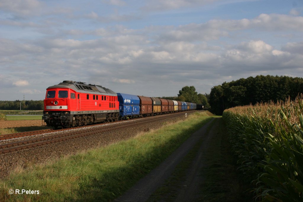 232 571-0 mit Polenkohle bei Oberteich. 23.09.11