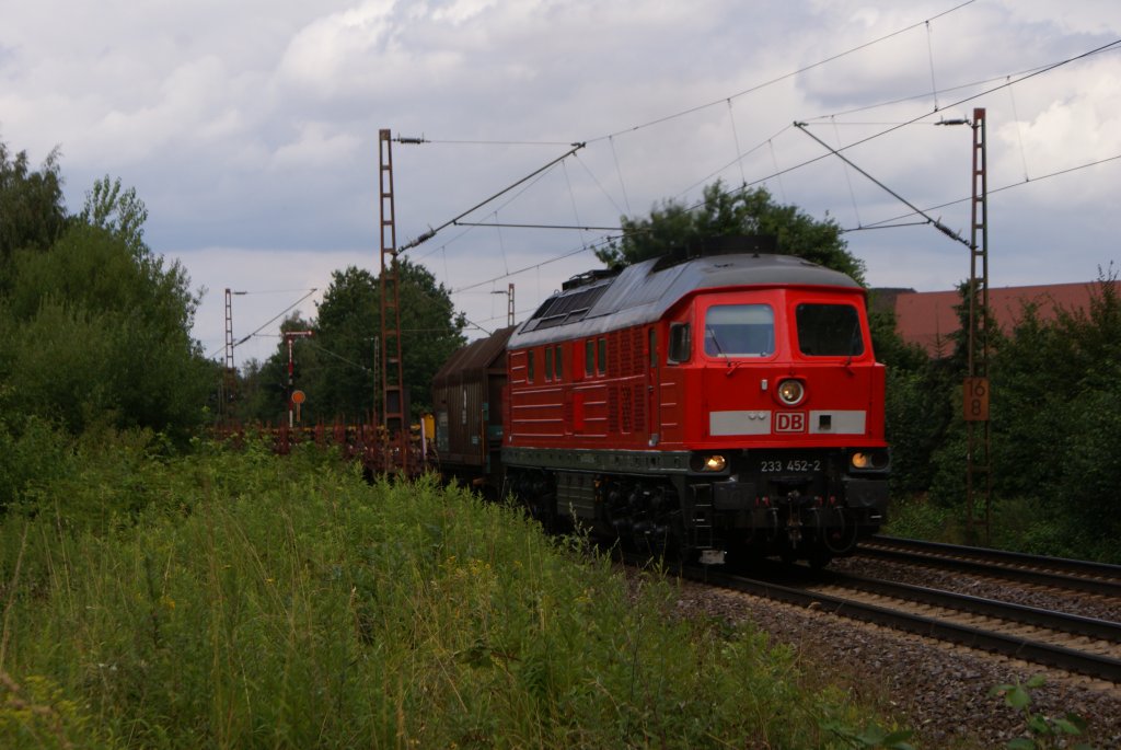 233 452-2 mit gem. Gz in Hannover-Limmer am 30.07.2010