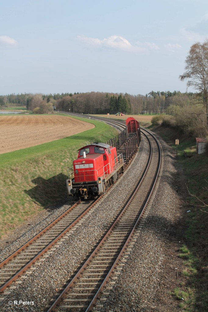 294 650-7 mit der bergabe 56961 ATW Wiesau - Marktredwitz bei Oberteich. 26.05.13