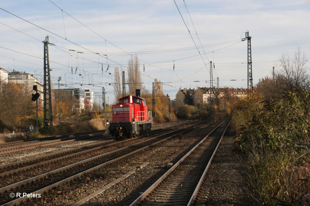 294 710-9 solo am Heimeranplatz in Mnchen. 04.11.10