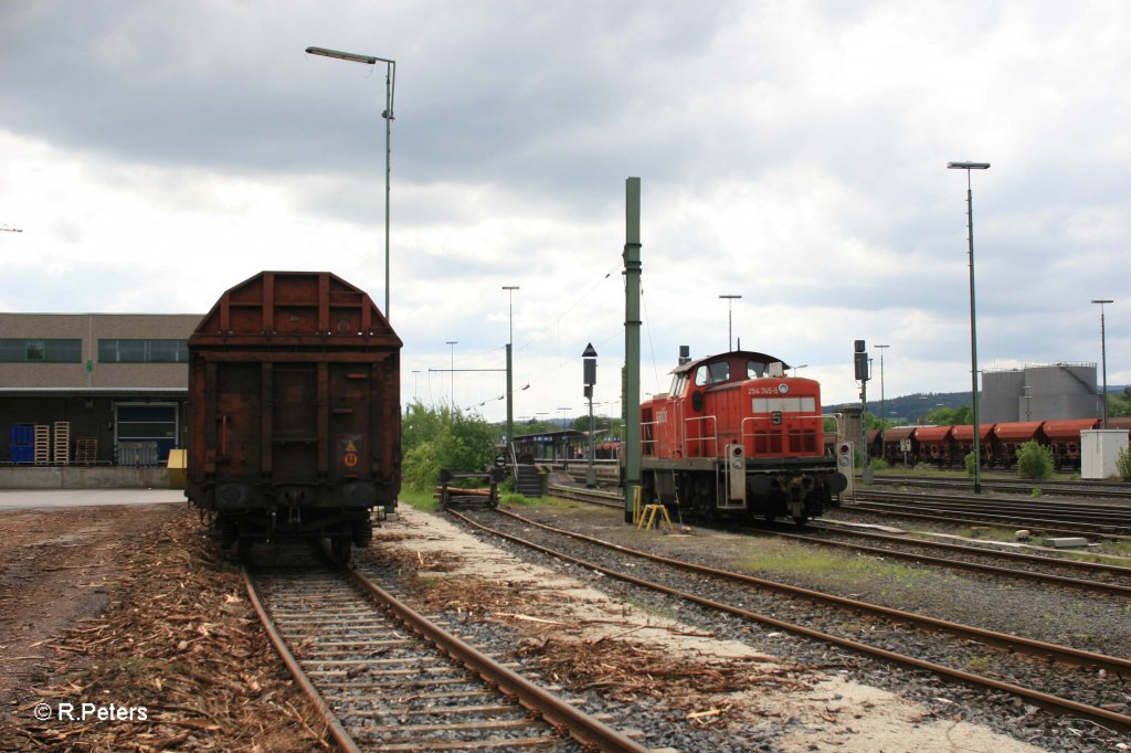 294 745-5 abgestellt in Marktredwitz. 12.05.12