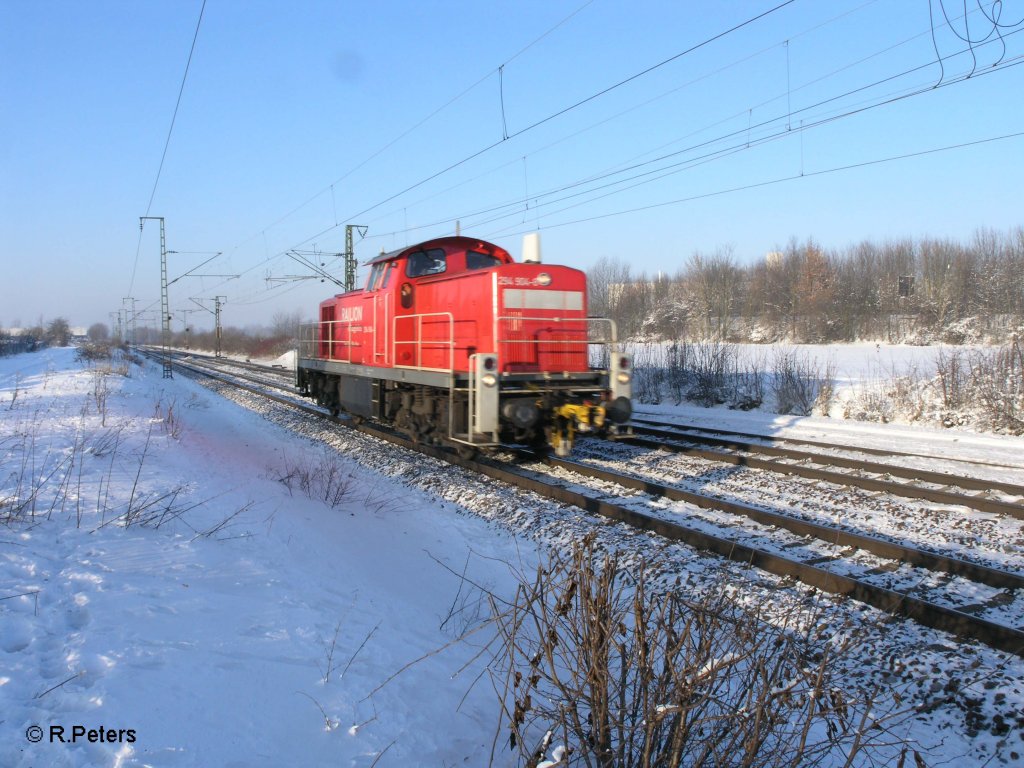 294 904-8 bei Obertraubling. 30.12.10