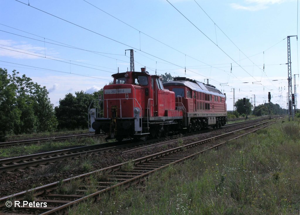 362 567-0 wird bei saarmund von einer 233iger berfhrt. 17.08.08