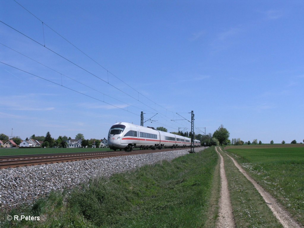 411 072-2  Bamberg  als ICE 26 Wien - Dortmund versptet bei Moosham. 07.05.11