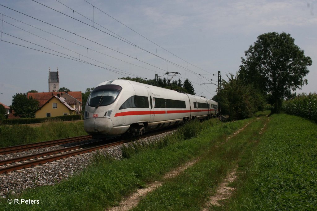 411 078-9 „Ostseebad Warnemnde“ als ICE 27 nach Wien bei Moosham. 03.08.11
