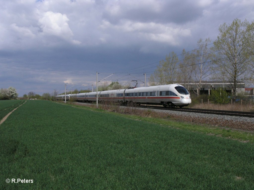 415 003-3 „ Altenbecken“ + 024-9 „Hansestadt Rostock“ ICE 2208 Leipzig HBF – Berlin Gesundbrunn Podelwitz 16.04.11

