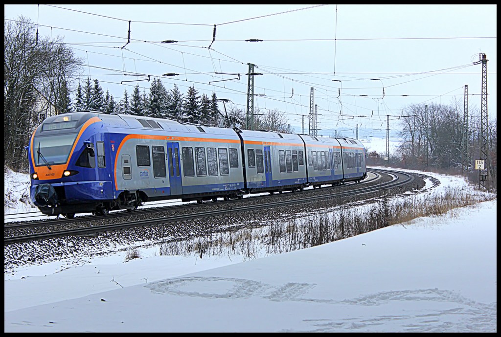 428 003 als CAN nach Fulda am 24.02.13 in Gtzenhof