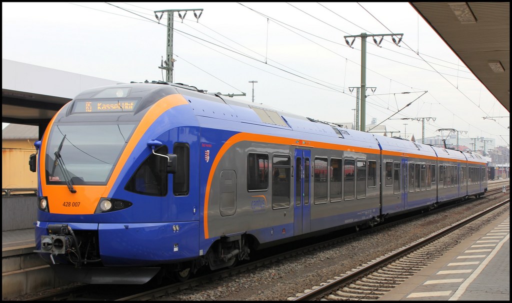 428 007 von Cantus als R5 nach Kassel am 07.03.13 in Fulda