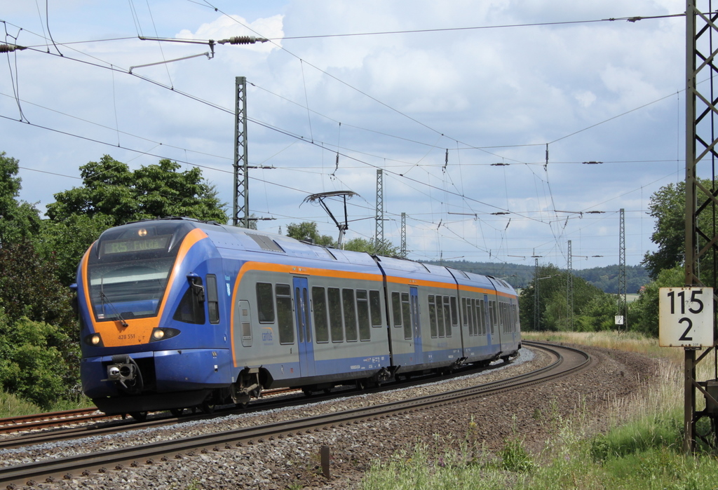 428 551 als CAN nach Fulda am 23.06.11 bei Fulda