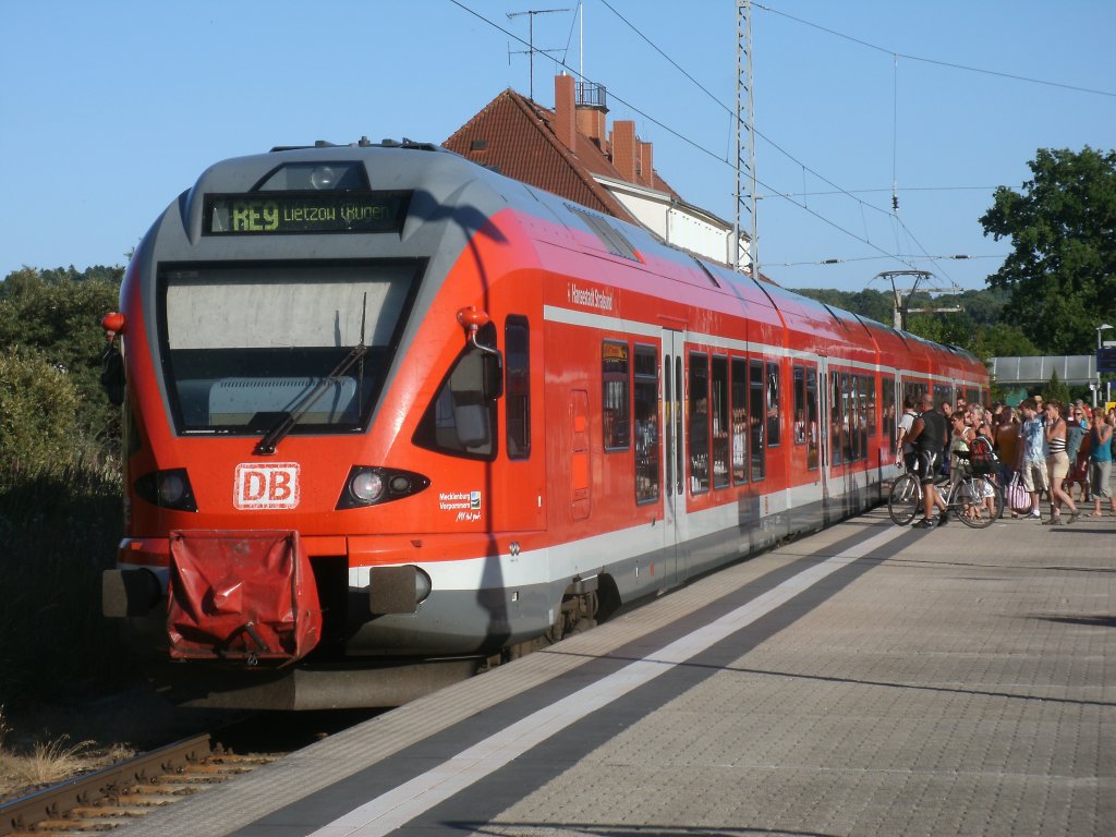 429 028-4 ist,am 21.Juli 2013,in Binz eingetroffen.