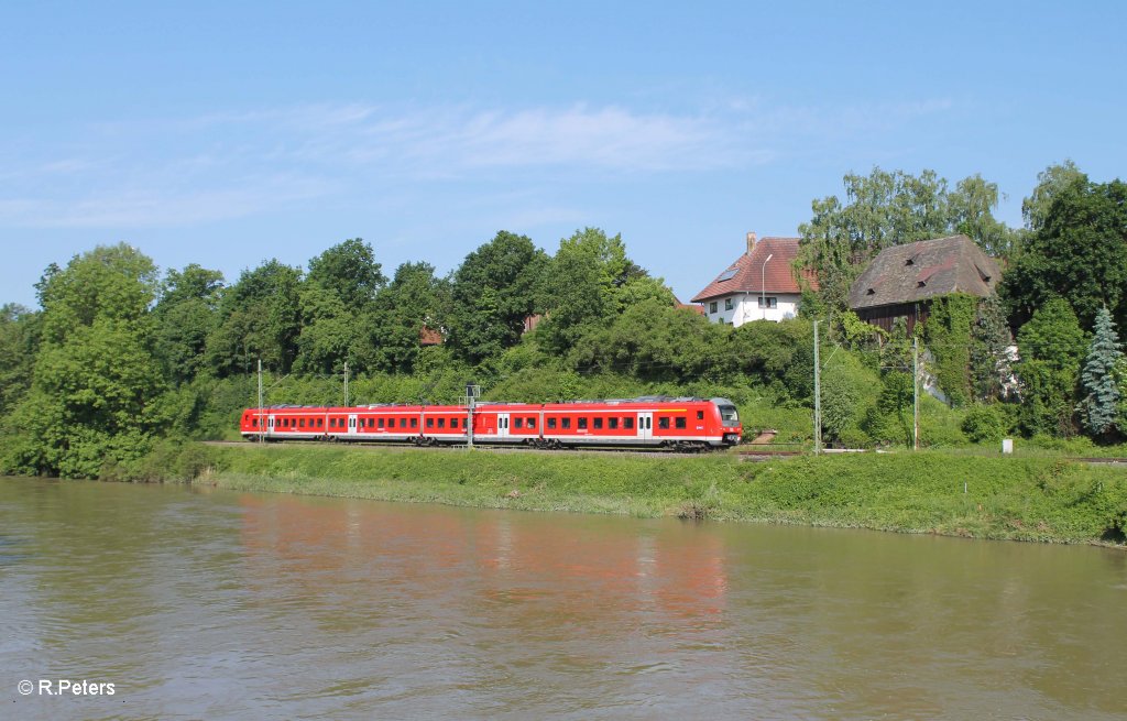 440 012-7 als RE 4062 Mnchen - Landshut-Passau bei Volkmannsdorf. 08.06.13