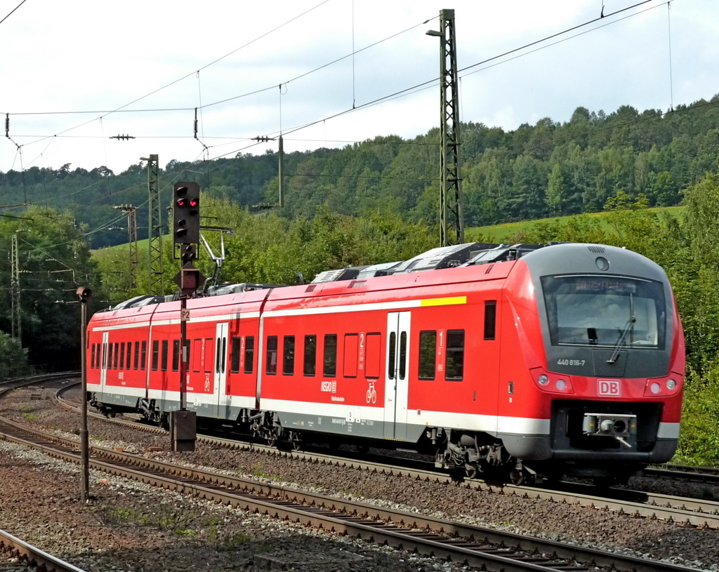 440 316 als RB nach Schlchtern am 03.09.10 in Jossa