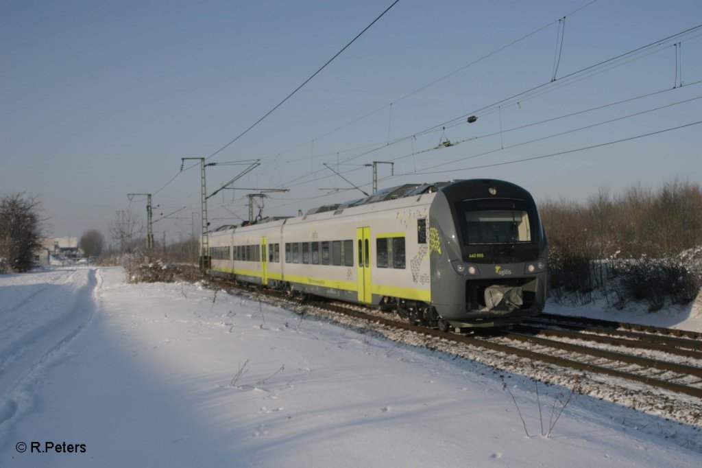 440 906 als AG84319 nach Eggmhl bei Obertraubling. 30.12.10