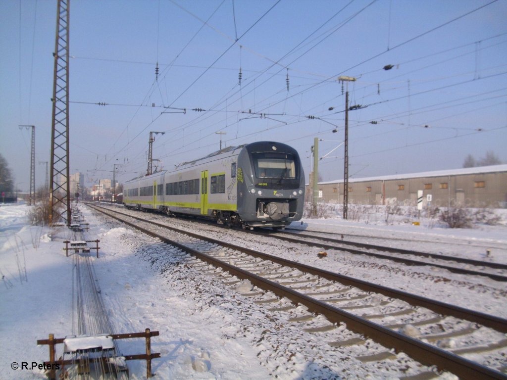 440 906 als AG84410 Neumarkt/Oberpfalz bei Regensburg Ost. 30.12.10