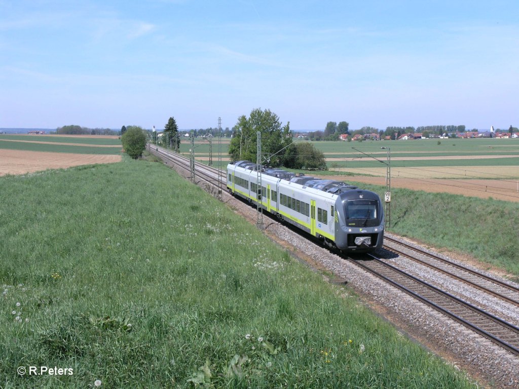 440 909 als AG84413 Neumarkt (Oberpfalz) - Plattling bei Taimering. 07.05.11