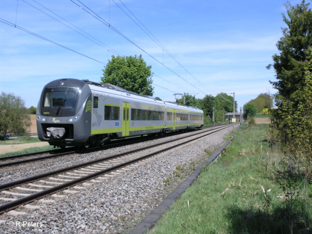 440 912 als AG84317 Ingolstadt - Landshut bei Hhenberg. 07.05.11