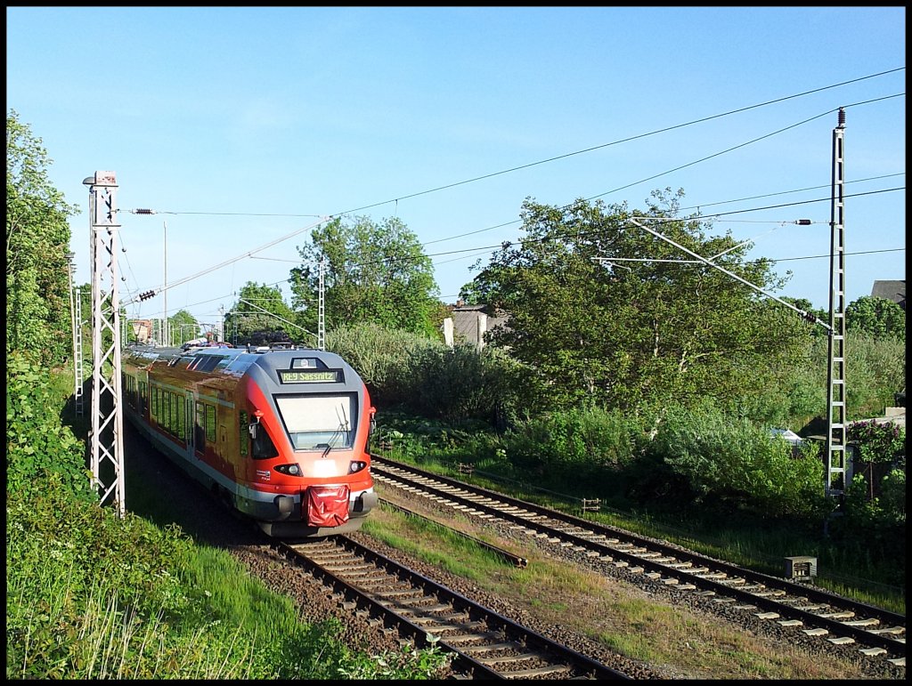 5-teiliger Stadler Flirt (BR 429) in Bergen.