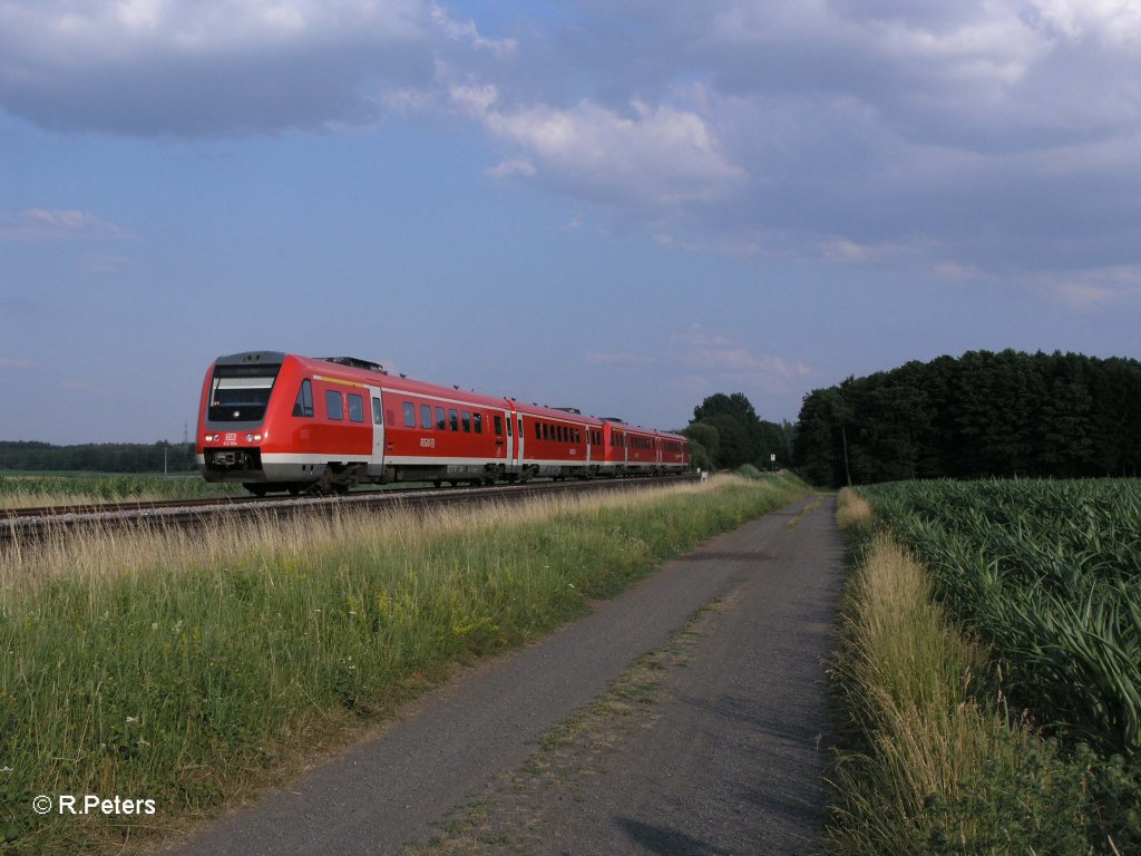 612 094 und 165 mit RE gera bei Oberteich. 16.07.10