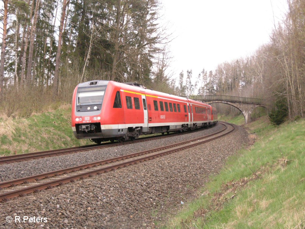 612 156-0 fhrt bei Schnfeld als RE Regensburg. 26.04.08