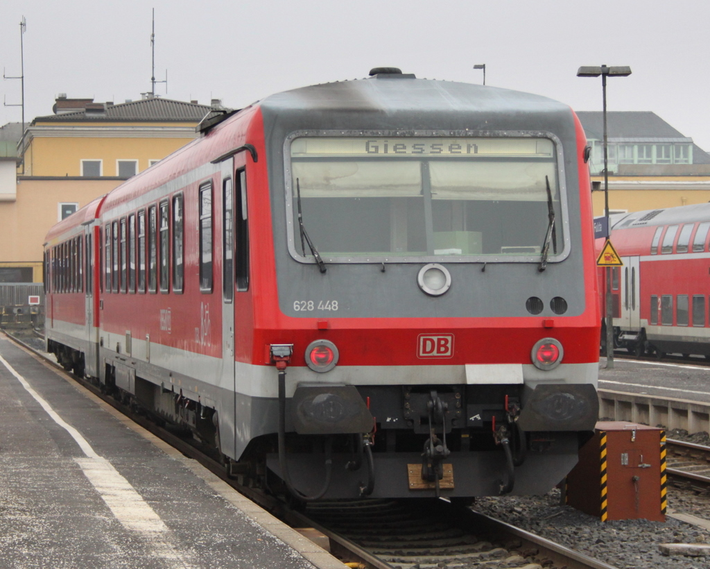 628 448 als RB nach Gieen am 19.02.11 in Fulda