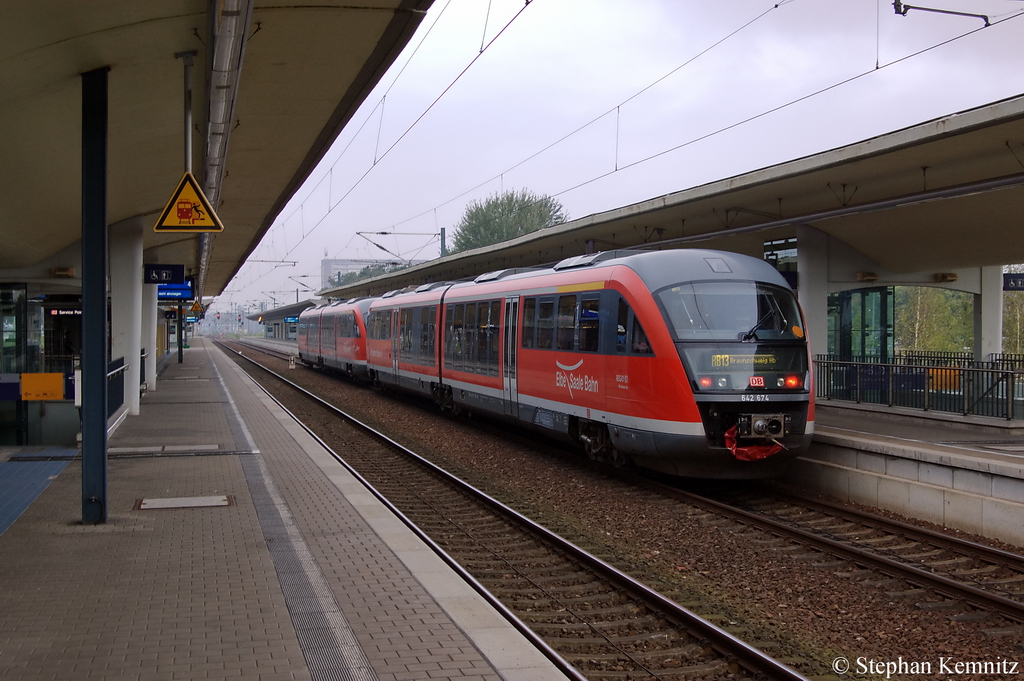 642 174/674 & 642 170/670 als RB13 (RB 17954) von Rathenow nach Braunschweig Hbf in Wolfsburg. 27.09.2011