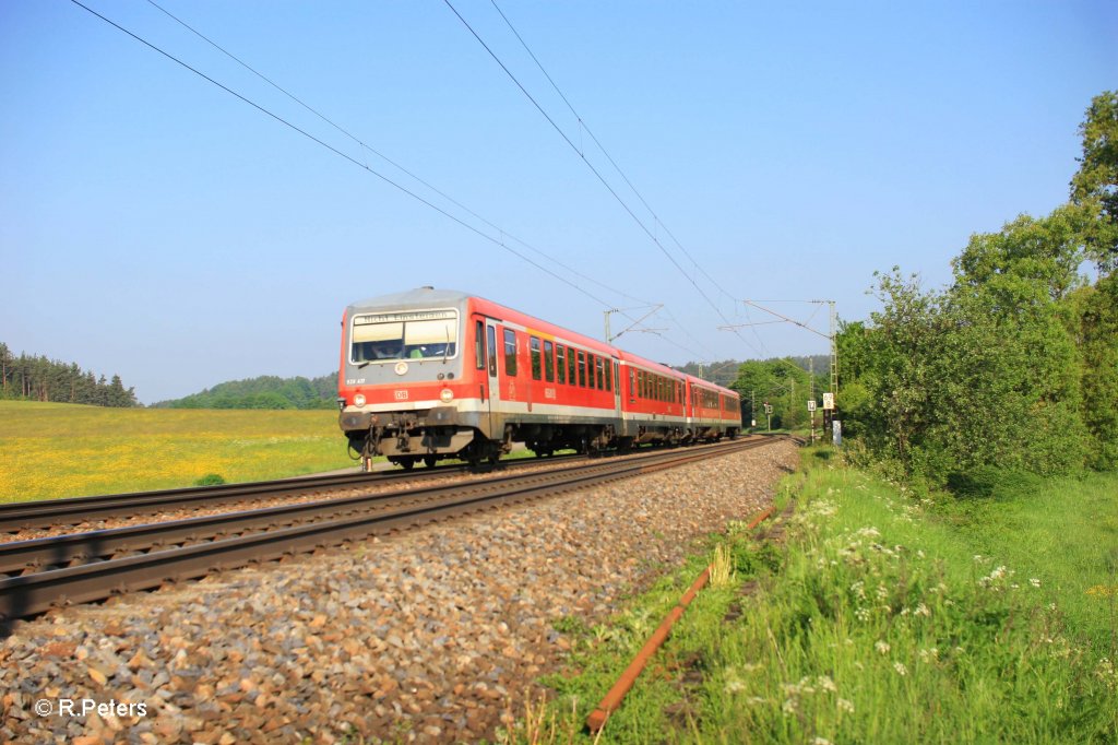 928 417-5 +xxx auf berfhrungsfahrt bei Plling. 13.05.11