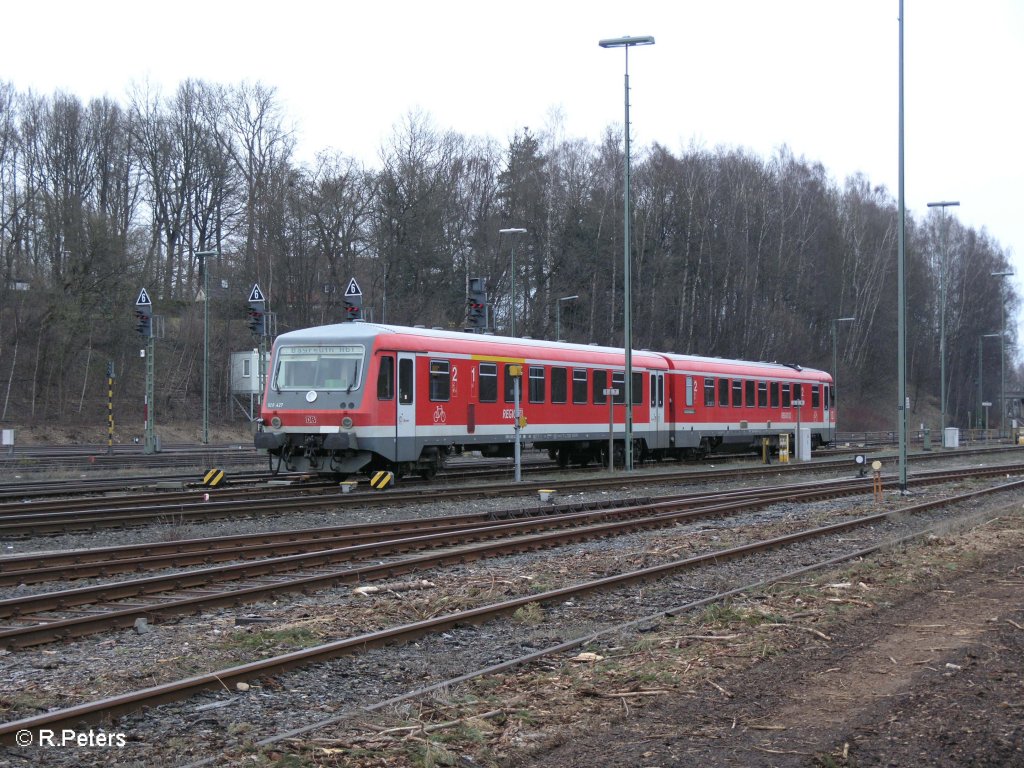 928 427 steht in Marktredwitz abgestellt. 30.03.10