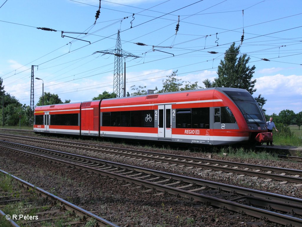 946 008 ist in Saarmund zum Halten gekommen. 24.05.09