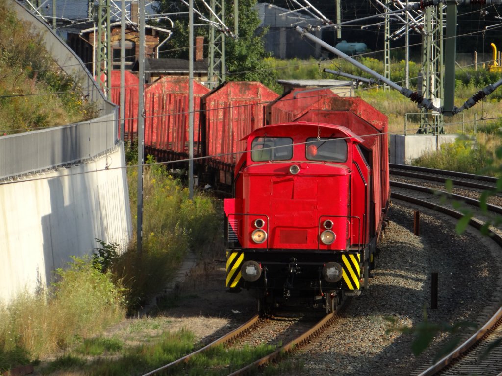 9880 3346 603-4 D-EBS beim Rangieren am 12.08.13 in Plauen/V. oberer Bahnhof.