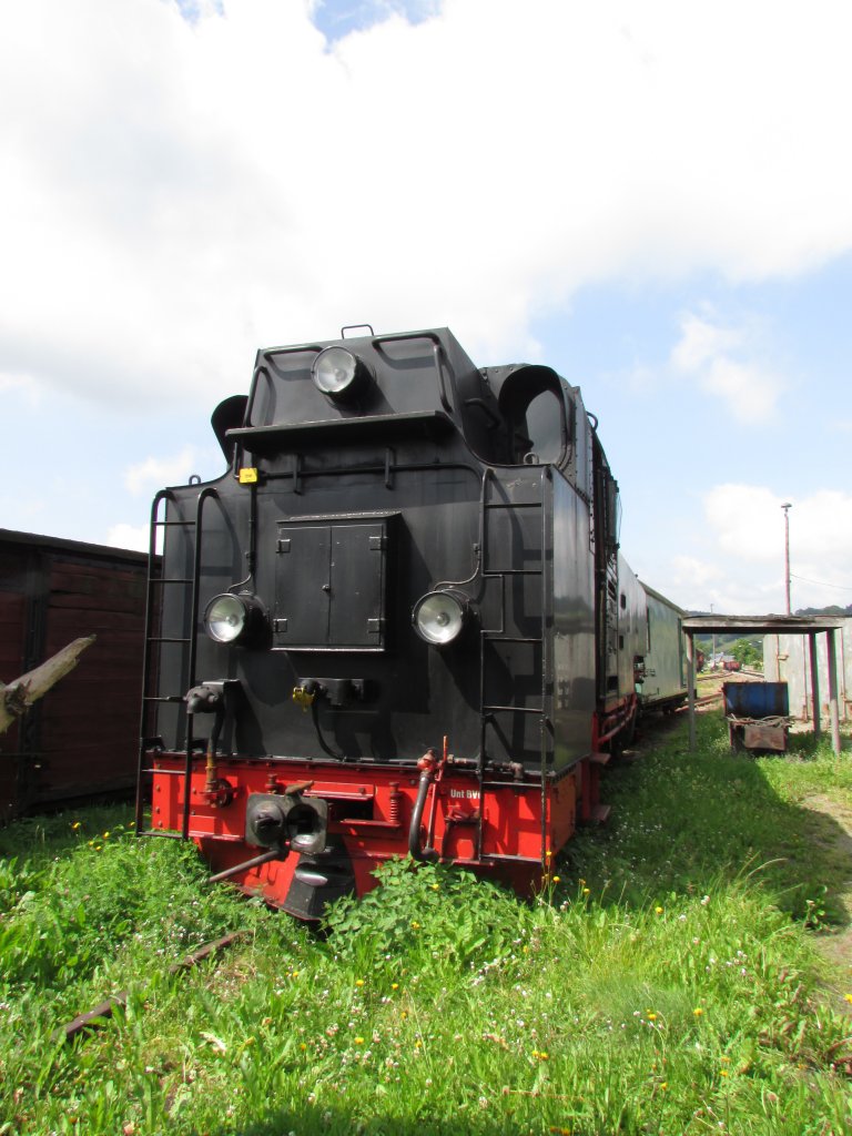 99 794 abgestellt in Cranzahl am 12.Juli.2013