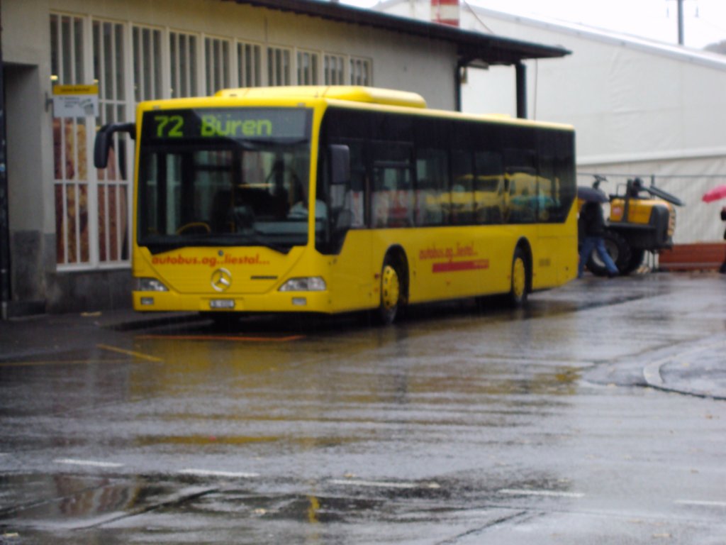 AAGL-Mercedes Citaro Baujahr 2002 am 22.10.11 am Bahnhof Liestal