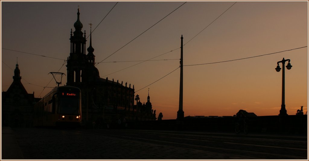 Abendstimmung in Dresden. 
22.09.2010