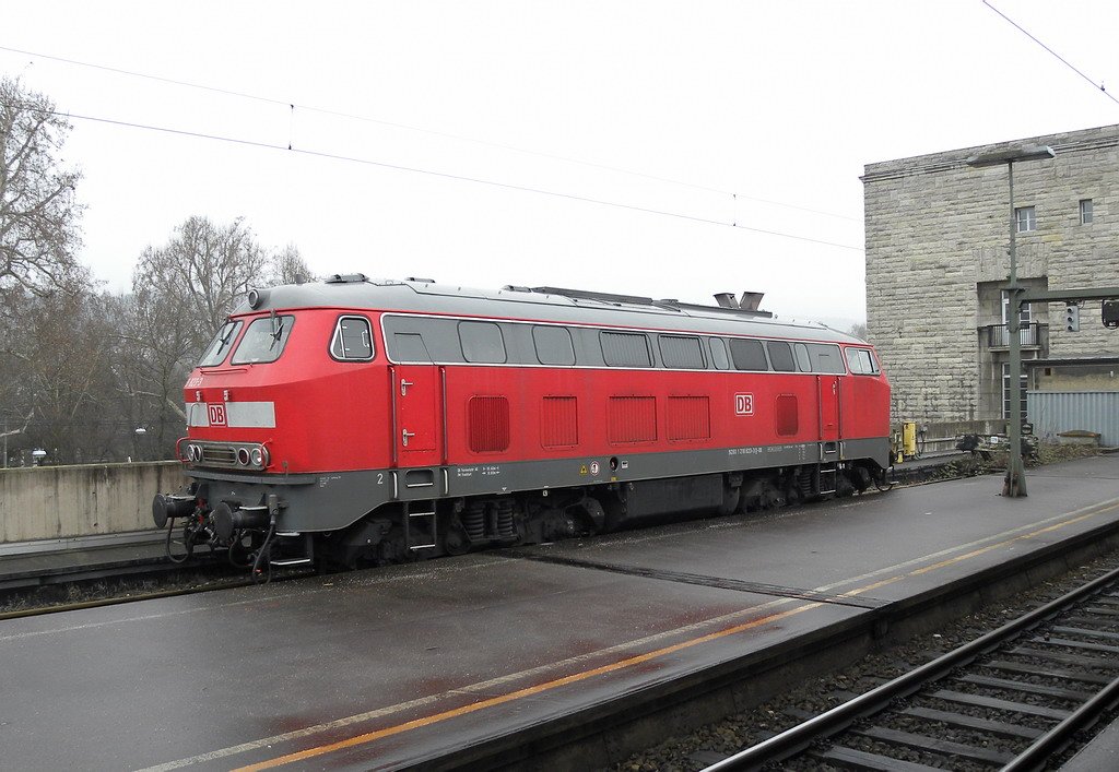 Abgestellt im Stuttgarter Bahnhofes