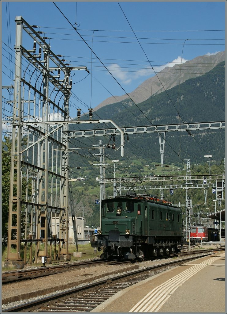 Ae 4/7 10976 in Brig.
20. Aug. 2011