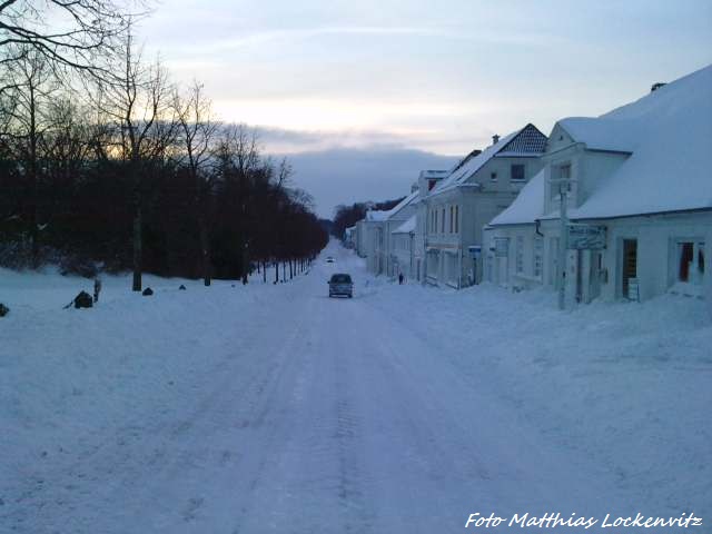 Alleestare Richtung Garz in Putbus am 30.1.10