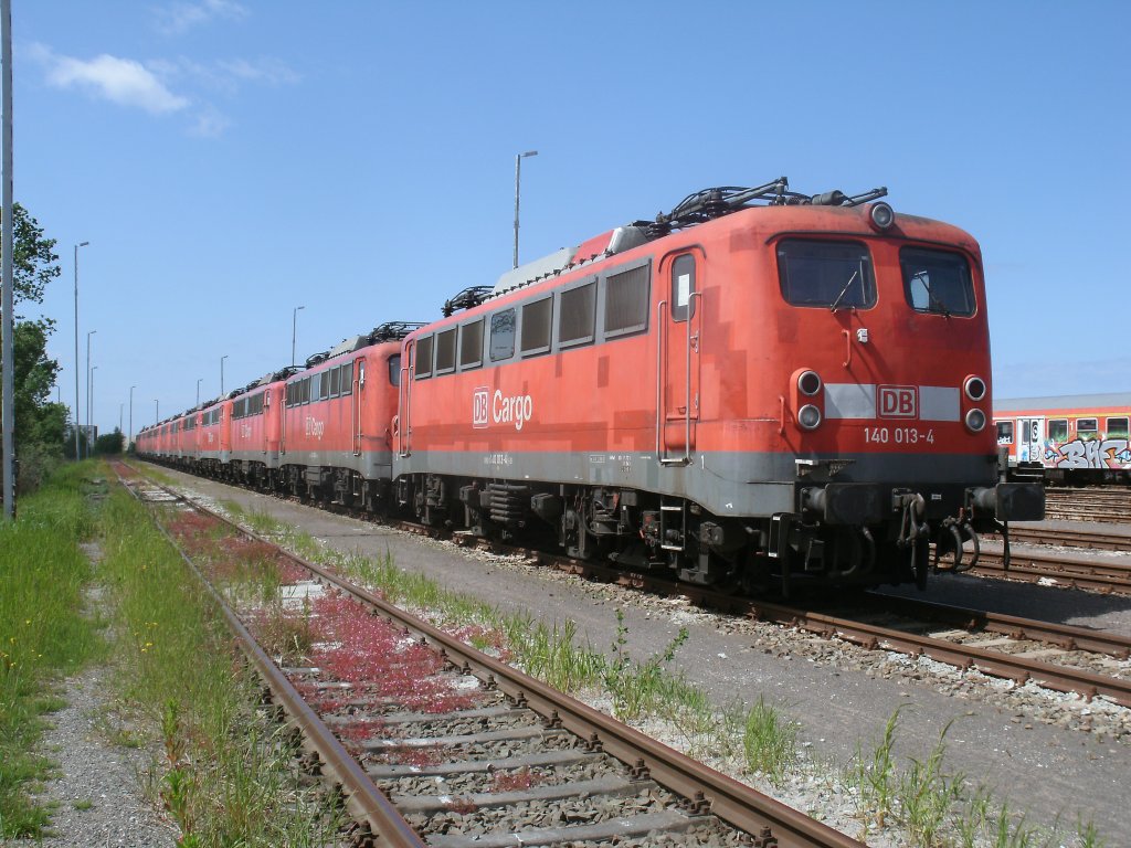 Am 01.Juni 2012 wurde Mukran fr zwlf 140er der letzte Bahnhof.