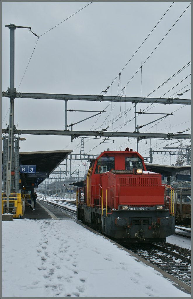 Am 841 003-7 in Morges. 
15. Jan. 2013