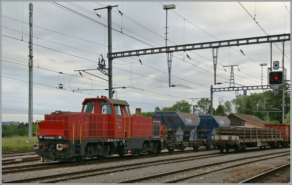 Am 841 025-0 in Palzieux. 
27. Mai 2011